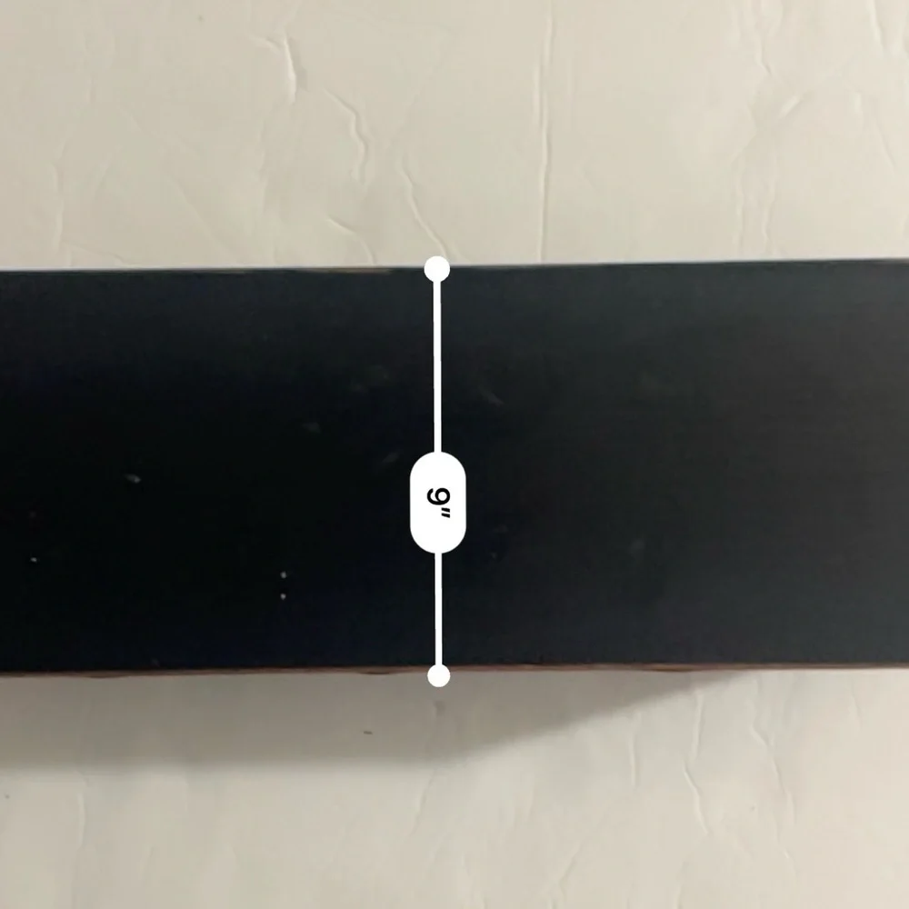 Black and Brown Wooden Storage Box for CDs